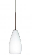 Besa Lighting 1XC-719807-LED-BR - Besa Pendant Karli Bronze Opal Matte 1x5W LED