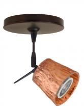 Besa Lighting 1SP-5145CF-LED-BR - Besa Nico 3 Spotlight 1Sp Stone Copper Foil Bronze 1x9W LED Mr16