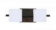 Besa Lighting 2WS-773507-BR - Besa Wall Alex Bronze Opal Matte 2x50W G9