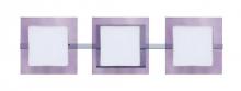 Besa Lighting 3WS-773591-LED-CR - Besa Wall Alex Chrome Opal/Amethyst 3x5W LED