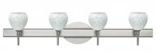 Besa Lighting 4SW-560519-LED-SN - Besa Wall Tay Tay Satin Nickel Carrera 4x5W LED