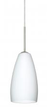 Besa Lighting B-150907-SN - Besa Chrissy Pendant For Multiport Canopy Satin Nickel Opal Matte 1x50W Candelabra