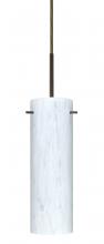 Besa Lighting B-493019-MED-BR - Besa Copa Pendant For Multiport Canopy Bronze Carrera 1x40W B10 Medium Base