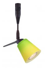 Besa Lighting RSP-5042GY-12-BR - Besa Spotlight With 12" Stem Canto 3 Bronze Bicolor Green/Yellow 1x35W Halogen Mr11