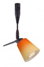 Besa Lighting RSP-5042OP-18-BR - Besa Spotlight With 18" Stem Canto 3 Bronze Bicolor Orange/Pina 1x35W Halogen Mr11