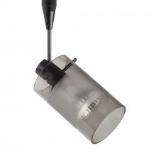 Besa Lighting RSP-6524ES-BK - Besa, Scope Spotlight, Smoke/Frost, Black Finish, 1x50W MAX GU5.3 Base