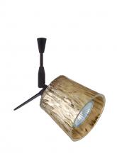 Besa Lighting SP-5145GF-18-BR - Besa Spotlight With 18" Stem Nico 3 Bronze Stone Gold Foil 1x50W Halogen Mr16