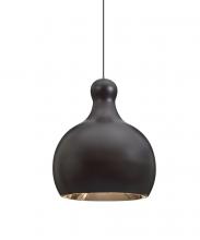 Besa Lighting X-FELIX-LED-BR - Besa, Felix Cord Pendant For Multiport Canopy, Bronze Finish, 1x9W LED