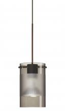 Besa Lighting XP-6524ES-BR - Besa Pendant Scope Bronze Smoke/Frost 1x50W Halogen Mr16