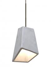 Besa Lighting XP-SKIPNA-LED-BR - Besa Skip Cord Pendant, Natural, Bronze Finish, 1x9W LED