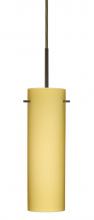 Besa Lighting 1BC-4930VM-LED-BR - Besa Copa LED Pendant Vanilla Matte Bronze 1x9W LED