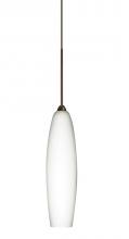 Besa Lighting X-439507-BR - Besa Pendant For Multiport Canopy Zumi Bronze Opal Matte 1x35W Halogen