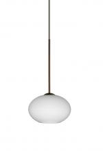 Besa Lighting X-561207-BR - Besa Pendant For Multiport Canopy Lasso Bronze Opal Matte 1x50W Halogen