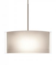 Besa Lighting XP-673006-BR - Besa Jodi Pendant xp Opal Glossy Bronze 1x50W Halogen