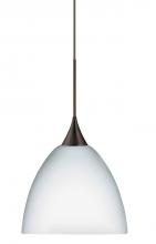 Besa Lighting 1XP-757007-BR - Besa Pendant Sasha Bronze Opal Matte 1x50W GY6.35