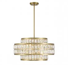 Savoy House 7-9046-4-322 - Renzo 4-Light Pendant in Warm Brass