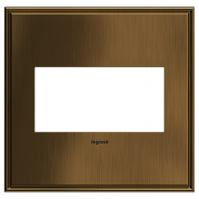 Legrand AWC2GCOF4 - adorne? Coffee Two-Gang Screwless Wall Plate