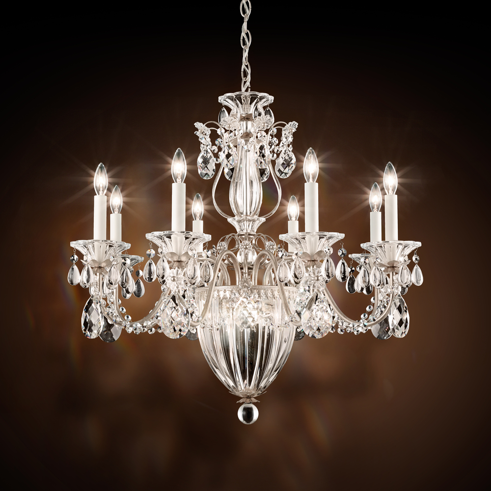 Bagatelle 11 Light 120V Chandelier in Aurelia with Clear Heritage Handcut Crystal