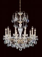 Schonbek 1870 ST1946N-76S - Sonatina 10 Light 120V Chandelier in Heirloom Bronze with Clear Crystals from Swarovski