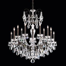 Schonbek 1870 ST1852N-211H - Sonatina 14 Light 120V Chandelier in Aurelia with Clear Heritage Handcut Crystal