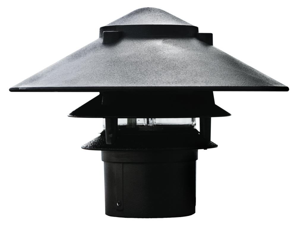 PAGODA FIX 3 TIER 10"TOP 3"BASE INCAND 120V