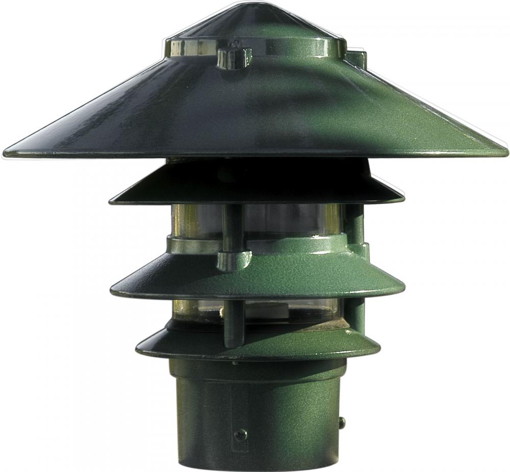 PAGODA FIX 4 TIER 10"TOP 3" BASE 12W G24 2 PIN 60 LEDS