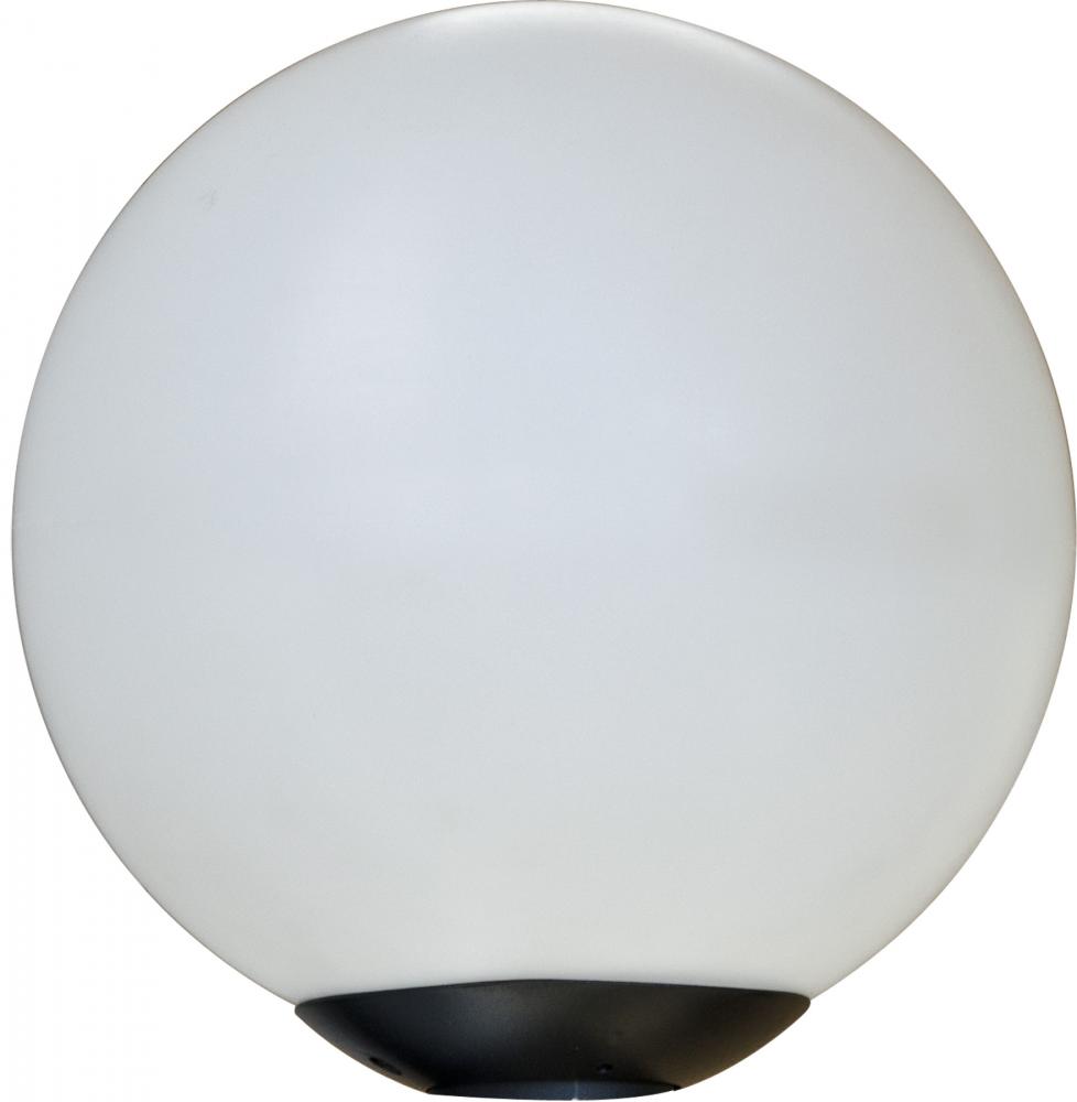 13" GLOBE FIX BLACK 20W LED 120V-277V