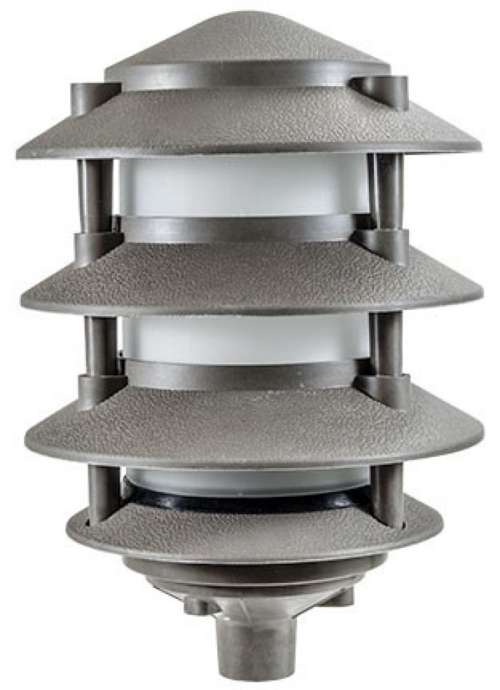 PAGODA FIX 4 TIER 6" TOP 1/2" BASE 12W G24-LED 120-277