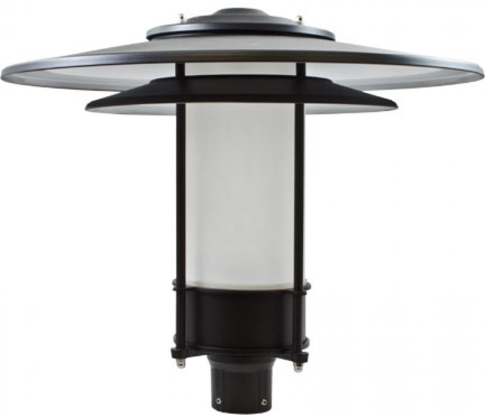 LARGE HAT TOP POST LIGHT FIXTURE INCAND 120V