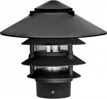 Dabmar D5401-B - PAGODA FIX 4 TIER 10"TOP 3"BASE 7W PL7 120V