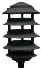 Dabmar D5552-B - PAGODA FIX 5 TIER 6" TOP 1/2" BASE 13W DL-S13-GU24 120