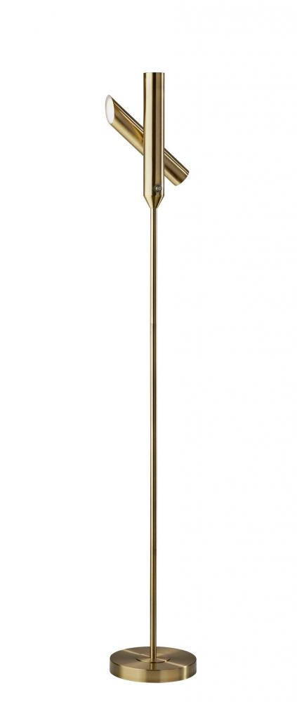 Vega Torchiere - Antique Brass