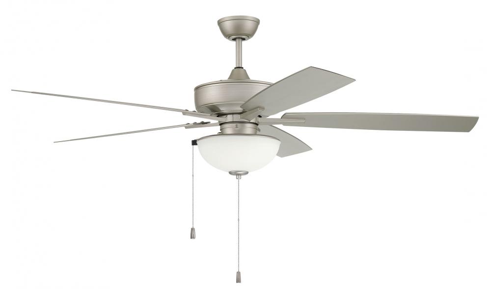 60" Outdoor Super Pro 211 in Painted Nickel w/ Painted Nickel Blades