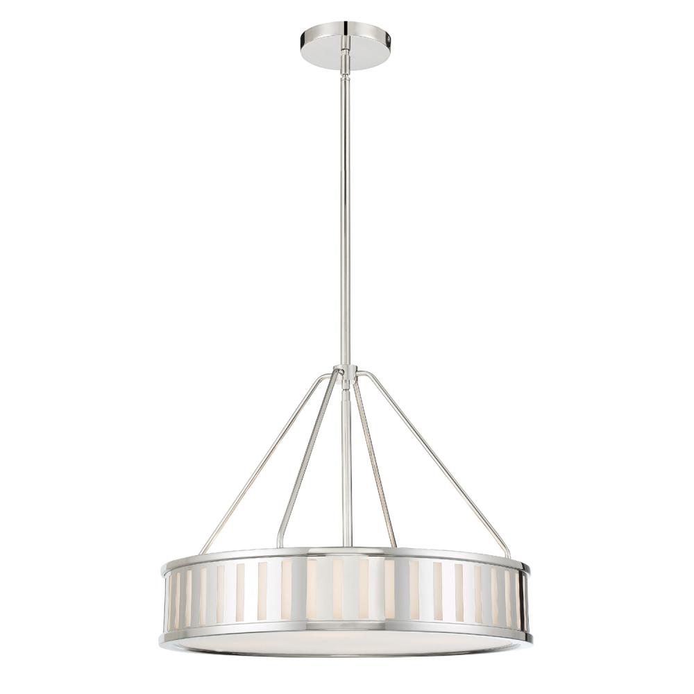 Kendal 4 Light Polished Nickel Chandelier