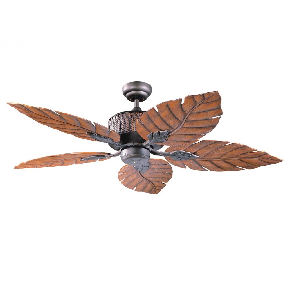 Fern Leaf 52 in. Indoor/Outdoor Oil Rubbed Bronze Ceiling Fan