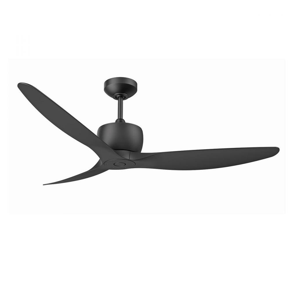 ELEMONT 52 in. Matte Black Ceiling Fan