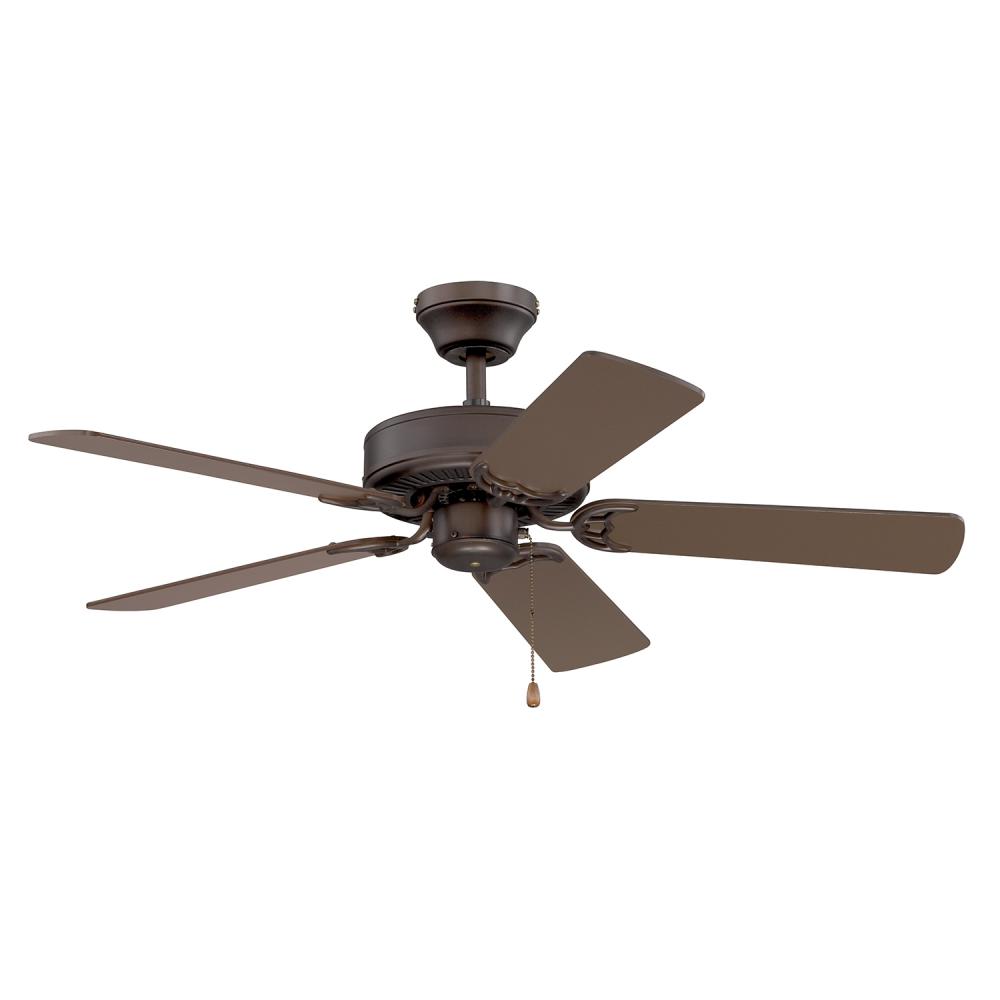 Builder's Choice 42 in. Oil Rubbed Bronze Ceiling Fan