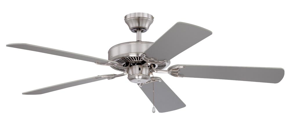 Builder's Choice 52 in. Satin Nickel Ceiling Fan