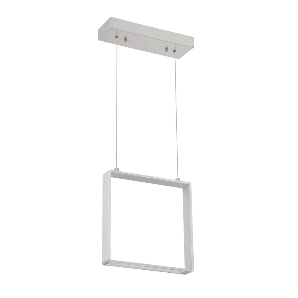 QUADRON 1-Light Aluminum LED Pendant - Medium