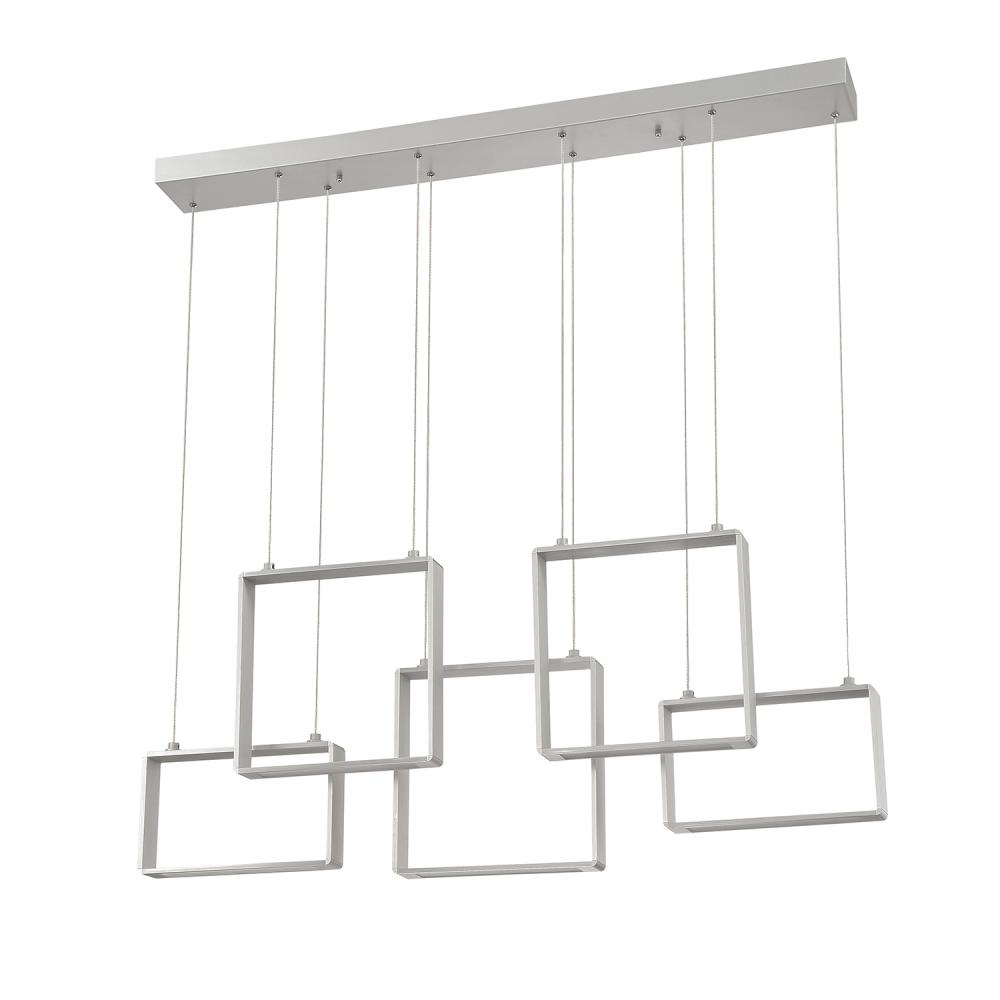 QUADRON 5-Light Aluminum LED Pendant Bar