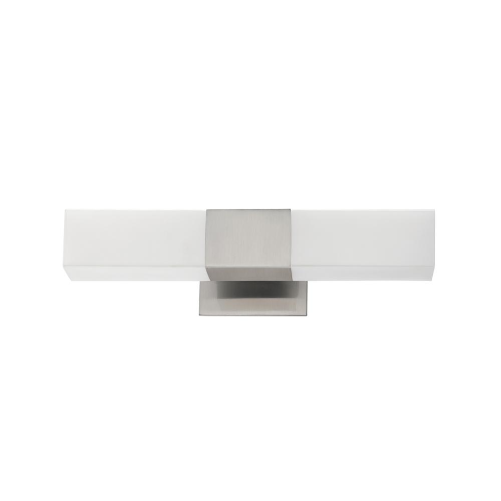 MADISON 2-Light Satin Nickel Vanity Light