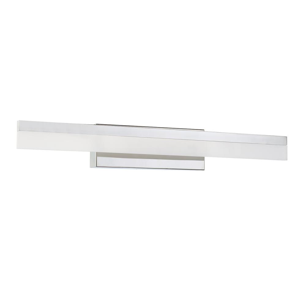 STRATE 30 inch LED Chrome Vanity Light