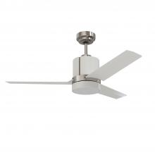 Kendal AC24144-WH/SN - TRINITY 44 in. White & Satin Nickel Ceiling Fan