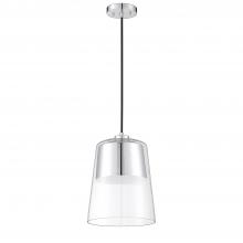 Kendal PF137-CH - CALADON 1-Light Chrome Pendant