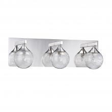 Kendal VF4100-3L-CH - FYBRA 3-Light Chrome Vanity Light