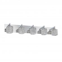 Kendal VF7200-5L-CH - SHIMERA 5-Light Chrome Vanity Light