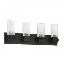 Kendal VF9600-4L-BLK - ICE 4-Light-LED Black Vanity Light