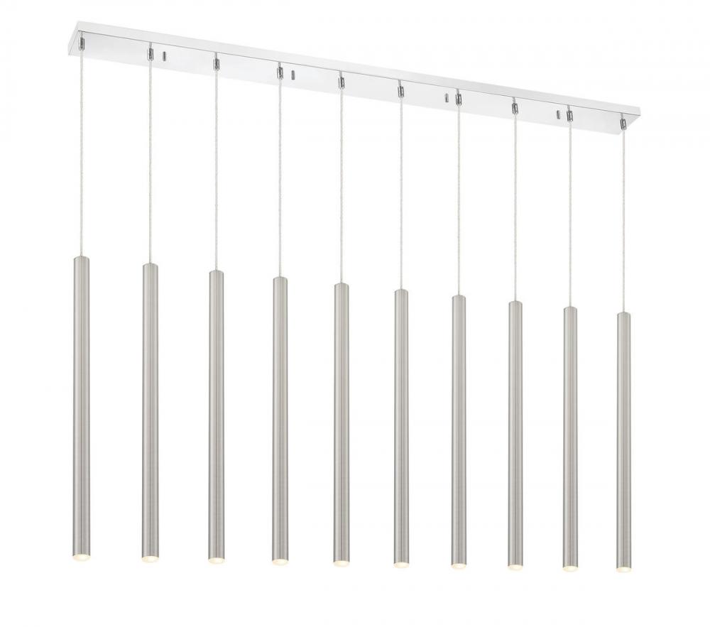 10 Light Linear Chandelier