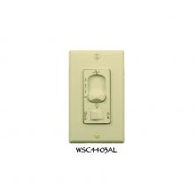 Wind River WSC4403AL - Dual Fan Light Wall Control ALMOND