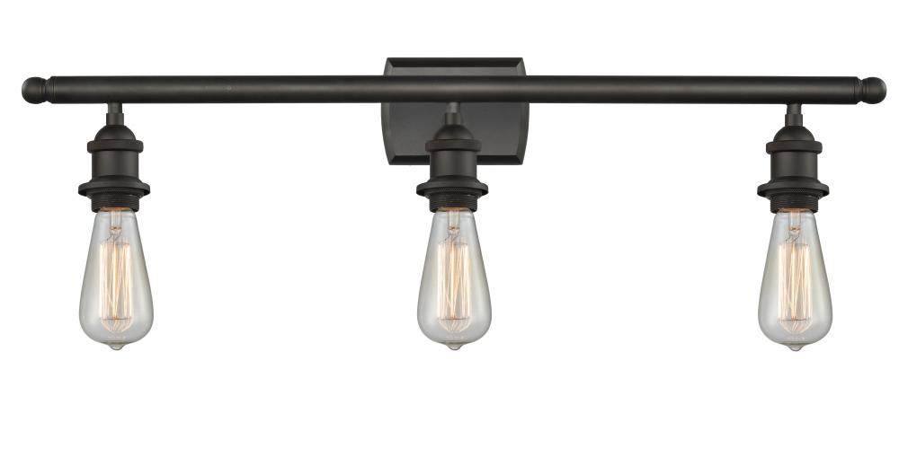 Bare Bulb - 3 Light - 26 inch - Oil Rubbed Bronze - Bath Vanity Light